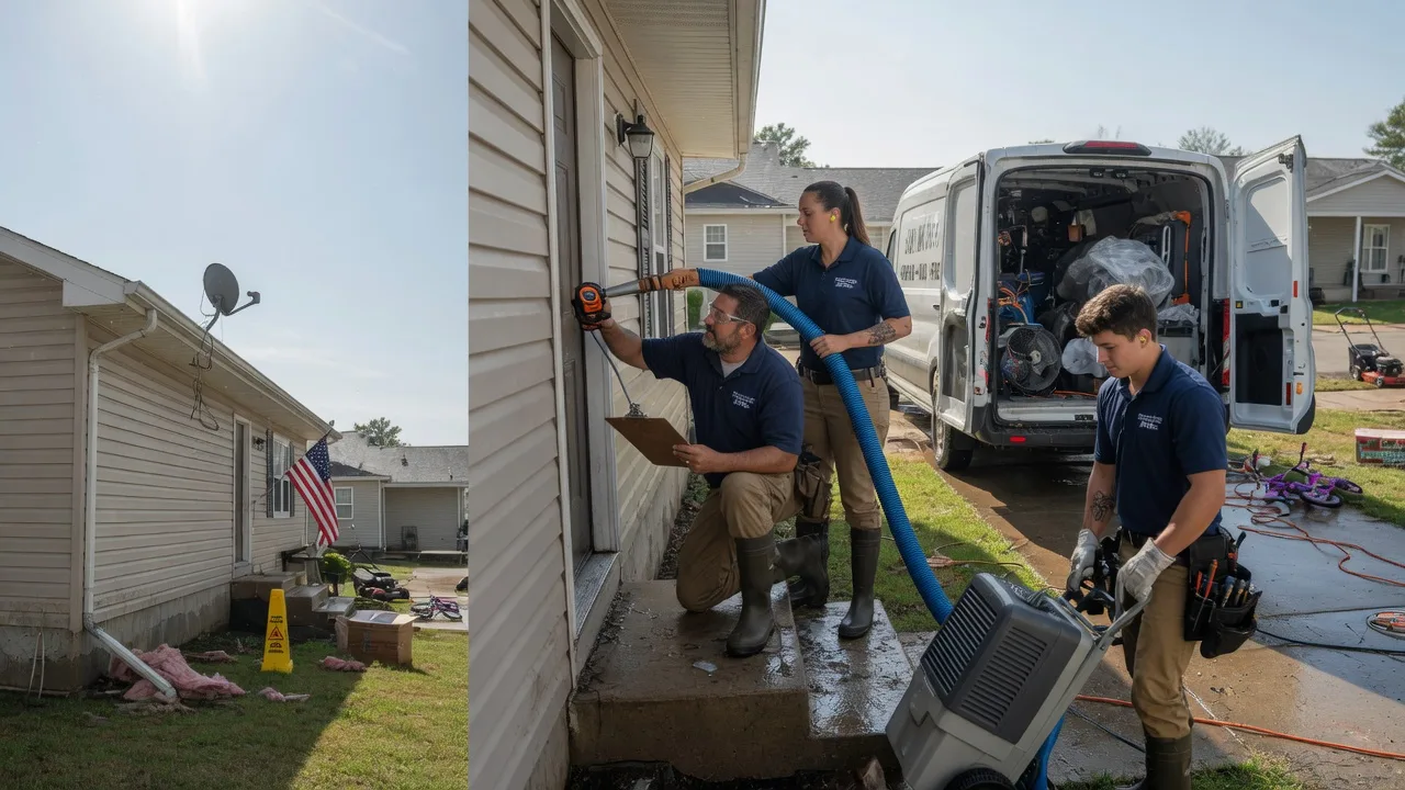 Ceiling Water Damage Restoration in Shamrock, OK near me