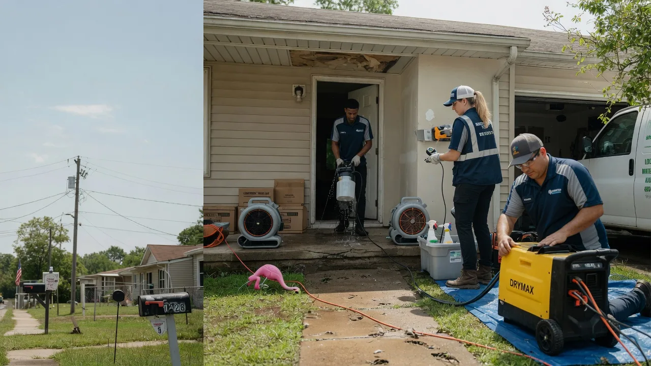 Storm Damage Water Removal in Shamrock, OK near me